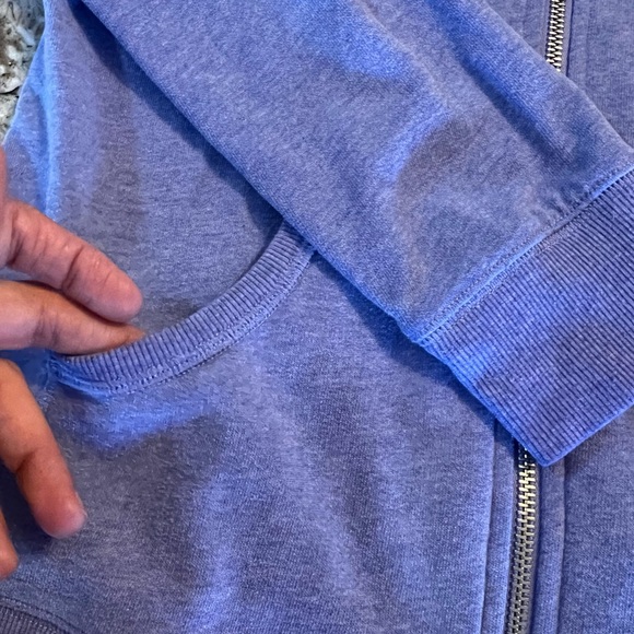 L Victoria’s Secret Vintage Y2K Angel VS Medium Zip Hoodie Purple White Large - Picture 9 of 10